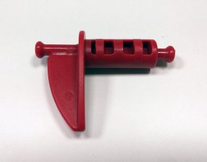 OkBaby Blokada podnóżka OKBABY prawa czerwona 2