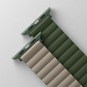 Uniq UNIQ pasek Revix Apple Watch Series 4/5/6/7/SE 44/45mm. Reversible Magnetic zielony-ciemnoszary/green-taupe 2