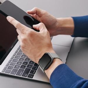 Uniq UNIQ pasek Revix Apple Watch Series 4/5/6/7/SE 44/45mm. Reversible Magnetic szary-pomarańczowy/grey-orange 6