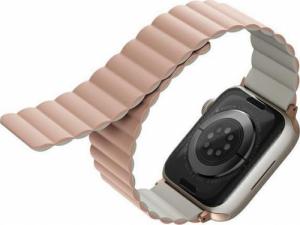 Uniq UNIQ pasek Revix Apple Watch Series 4/5/6/7/SE 44/45mm. Reversible Magnetic różowy-beżowy/pink-beige 1