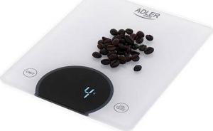 Waga kuchenna Adler AD3173w led biała 2