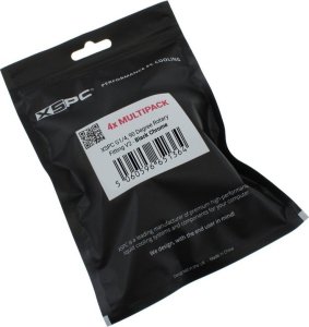 XSPC XSPC Adapter 90 Grad G1/4 Zoll AG auf G1/4 Zoll IG - drehbar, schwarz chrome, 4er-Pack 3