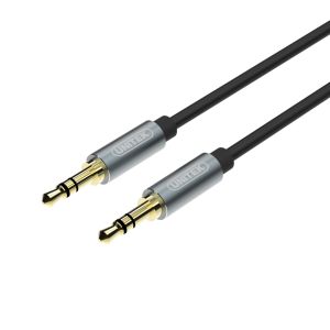 Kabel Unitek Jack 3.5mm - Jack 3.5mm 1.5m czarny (Y-C922ABK) 2