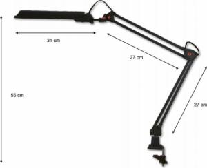 Lampka biurkowa Master LED czarna 5
