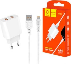 Ładowarka Denmen DC05 2x USB-A 2.4 A (29975) 2