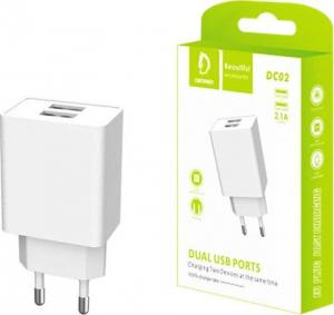 Ładowarka Denmen DC02 2x USB-A 2.1 A (29974) 2