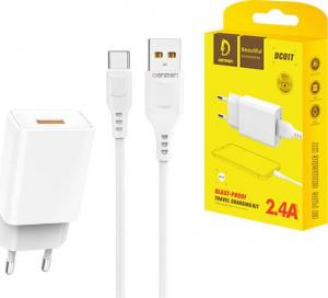 Ładowarka Denmen DC01 1x USB-A 2.4 A (29374) 2
