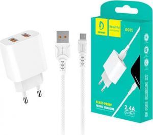 Ładowarka Denmen DC05 2x USB-A 2.4 A (29977) 2