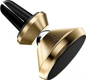 UCHWYT UNIWERSLANY SAMOCHODOWY Z MAGNESEM MAGNETYCZNY NA KRATKĘ ZŁOTY PREMIUM GOLD METAL 3