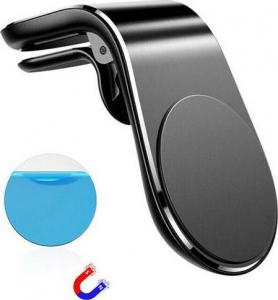 UCHWYT UNIWERSLANY SAMOCHODOWY MAGNETYCZNY NA KRATKĘ Z MAGNESEM UNIWERSALNY CZARNY 2