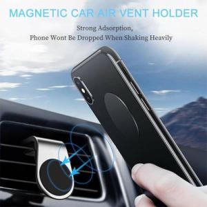 UCHWYT UNIWERSLANY SAMOCHODOWY MAGNETYCZNY NA KRATKĘ Z MAGNESEM UNIWERSALNY CZARNY 4