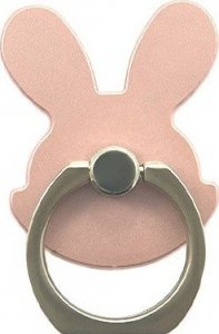 UCHWYT TELEFONU STOJAK ZAJĄC RÓŻOWY UNIWERSALNY VEGA NA RĘKĘ RING HOLDER 3