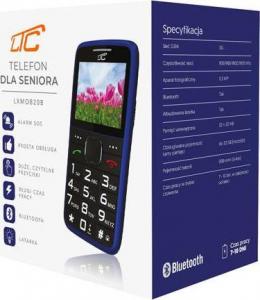 Telefon komórkowy Maxcom TELEFON GSM MOB20 TELEFON DLA SENIORA 2G/CAM/BT/900mAh NIEBIESKI LTC 5