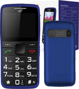 Telefon komórkowy Maxcom TELEFON GSM MOB20 TELEFON DLA SENIORA 2G/CAM/BT/900mAh NIEBIESKI LTC 6
