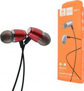 Słuchawki Denmen DR11 Czerwone 2