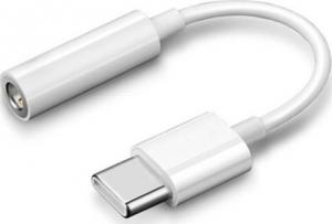 Adapter USB USB-C - Jack 3.5mm Biały  (30422) 1