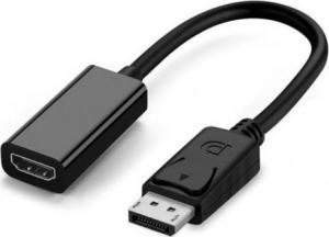 Adapter AV DisplayPort - HDMI czarny (24696) 1
