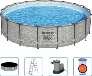 Bestway Bestway Basen Power Steel z akcesoriami, 549x122 cm 2