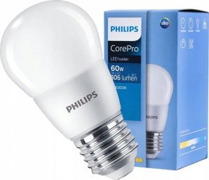 Philips Żarówka LED E27 7W CorePro lustre ND 7-60W 840 P48 FR 806lm 4000K 929002973202 1