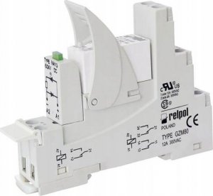 Relpol Przekaźnik Interfejsowy 1P 12V DC AgNi 16 A / 250 V AC PI85-012DC-M41G-MS-2011 862204 1