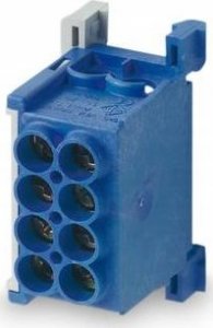 MOREK Blok rozdzielczy MAG25-2 kolor niebieski 4x25mm² 400V VDE MAG1250B32 1