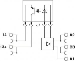 Phoenix Contact Moduł przekaźnika półprzewodnikowego PLC-OPT-24DC/V8C/SEN 2908172 2