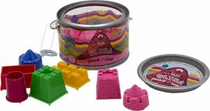 Epee Piasek UltraPiasek puszka 200g 5 foremek żółty foremki Zamek 2