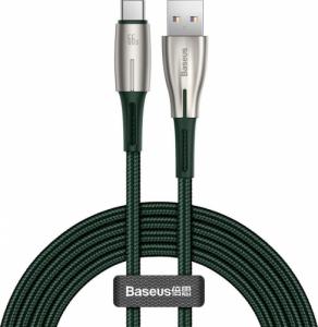 Kabel USB Baseus USB-A - USB-C 2 m Zielony (6953156204287) 1