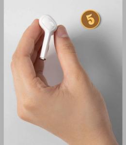 Słuchawki Baseus Baseus Encok W06 TWS dokanałowe bezprzewodowe słuchawki Bluetooth 5.0 IP55 czarny (NGW06-01) 11