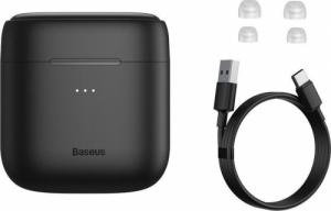 Słuchawki Baseus Baseus Encok W06 TWS dokanałowe bezprzewodowe słuchawki Bluetooth 5.0 IP55 czarny (NGW06-01) 16