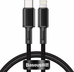 Kabel USB Baseus USB-C - Lightning 1 m Czarny (6953156231917) 1