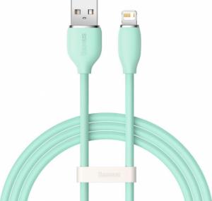 Kabel USB Baseus USB-A - Lightning 1.2 m Zielony (6932172603793) 1