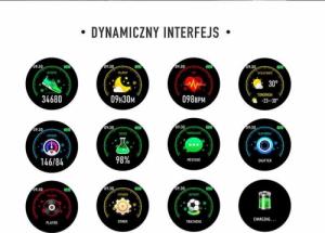 Smartwatch Gino Rossi SW010-9 Szary  (SW010-9) 5