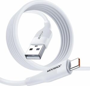 Kabel USB Joyroom USB-A - USB-C 1 m Biały (6941237169518) 1