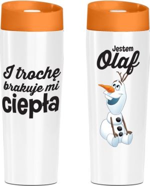 Dajar KUBEK TERMICZNY 400ML JESTEM OLAF 37927 1