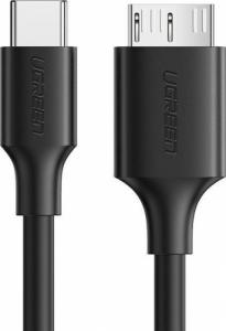 Kabel USB Ugreen USB-B - microUSB 1 m Czarny (6957303821037) 1