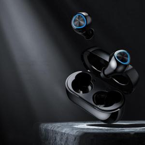 Słuchawki Remax Remax dokanałowe bezprzewodowe słuchawki Bluetooth 5.0 TWS czarny (TWS-16 black) 2