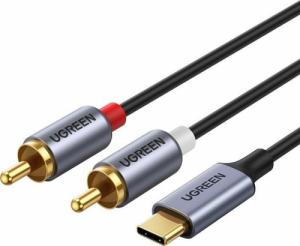 Kabel USB Ugreen USB-C - RCA 1.5 m Szary (6957303821938) 1