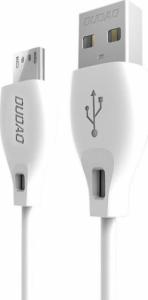 Kabel USB Dudao USB-A - microUSB 2 m Biały (6970379611692) 1