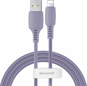 Kabel USB Baseus USB-A - Lightning 1.2 m Fioletowy (6953156214415) 1