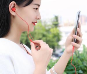 Słuchawki Joyroom Joyroom dokanałowe słuchawki 3,5 mm mini jack z pilotem i mikrofonem biały (JR-EL112) 10