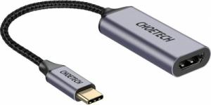 Adapter AV Choetech Choetech przejściówka adapter HUB USB Typ C (męski) na HDMI (żeński) 4K 60Hz szary (HUB-H10) 1