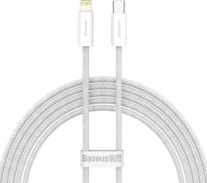 Kabel USB Baseus USB-C - Lightning 2 m Biały (6932172601935) 1