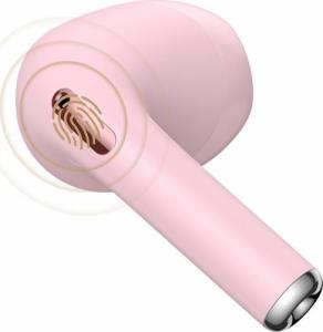 Słuchawki Baseus Baseus E8 bezprzewodowe słuchawki Bluetooth 5.0 TWS douszne wodoodporne IPX5 różowy (NGE8-04) 20