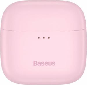 Słuchawki Baseus Baseus E8 bezprzewodowe słuchawki Bluetooth 5.0 TWS douszne wodoodporne IPX5 różowy (NGE8-04) 24