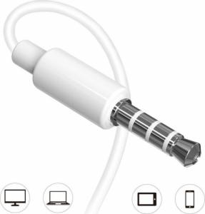 Słuchawki Dudao Dudao douszne przewodowe słuchawki mini jack 3.5mm zestaw słuchawkowy biały (X10S white) 10