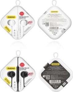 Słuchawki Dudao Dudao dokanałowe słuchawki zestaw słuchawkowy z pilotem i mikrofonem mini jack 3,5 mm czarny (X11Pro black) 3