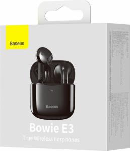 Słuchawki Baseus Baseus E3 bezprzewodowe słuchawki Bluetooth 5.0 TWS douszne wodoodporne IP64 czarny (NGTW080001) 20