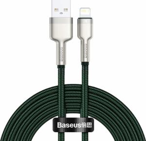 Kabel USB Baseus USB-A - Lightning 2 m Zielony (6953156202313) 1