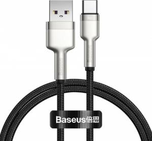 Kabel USB Baseus USB-A - USB-C 1 m Czarny (6953156209756) 1